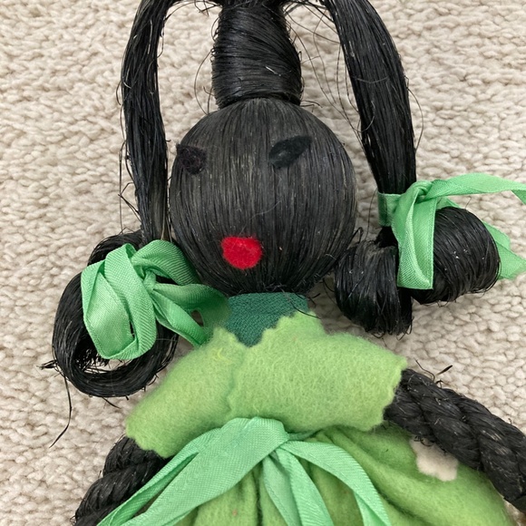 Vintage 1970's Brazilian rope dolls Lot of 3 - Picture 3 of 16